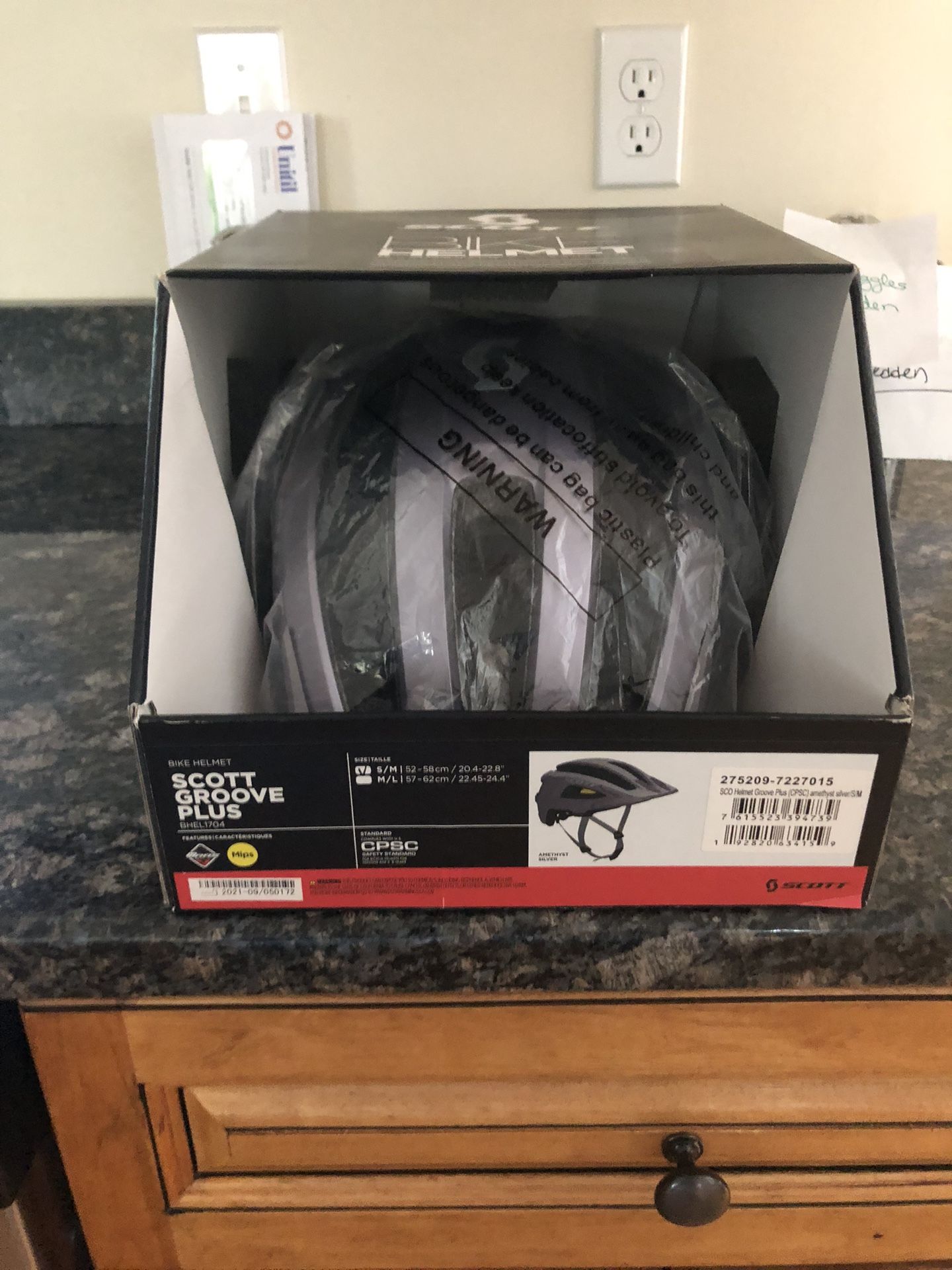 Scott Groove Plus bike helmet Brand new