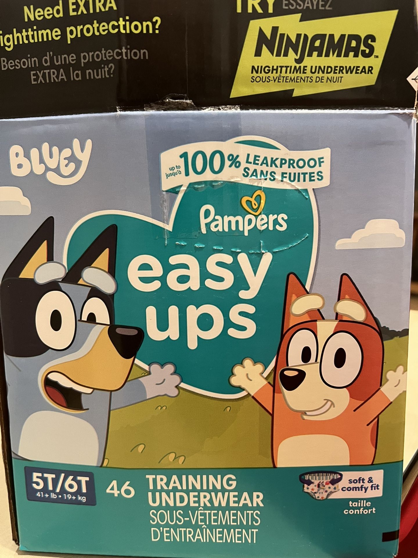 Pampers Easy Up Diapers Size 3T/4T And 5T/6T