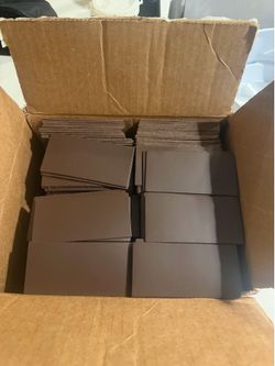 Brown Leather name tag