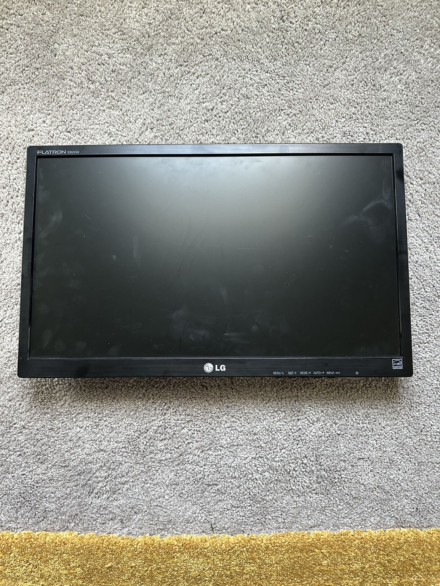 Computer Monitors, 24” And 21.5”