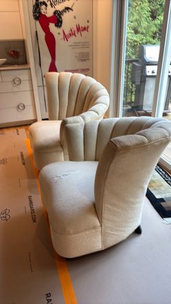 Two comfortable, well loved chairs. $150 OBO