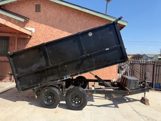 HEAVY DUTY 8x12 DUMP TRAILER