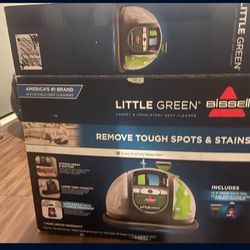 BISSELL Little Green Multi-Purpose Portable Carpet and Upholstery Cleaner, Car and Auto Detailer, with Exclusive Specialty Tools, Green,