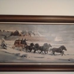 Stagecoach Painting 