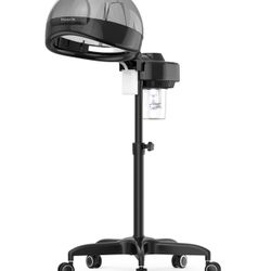 TASALON Professional Hair Steamer for Deep Conditioning, Hooded Dryer for Oil & Dye & Natural Hair, Mechanical Button & Knob Timing, Deep (T4)