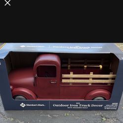 Outdoor Iron Red Truck