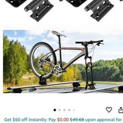 Rack Carrier Holders Brackets Bicycles/ Brackets Para Asegurar Bici