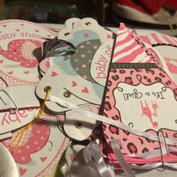 Baby Shower Banner And Game Card
