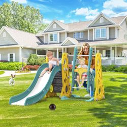 Toddler Swing and Slide Set