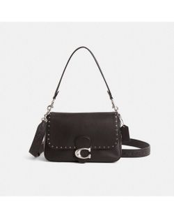 Coach soft tabby with rivets