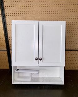 Bathroom Cabinet Storage White Mirror Inside