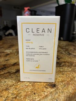 Clean reserve citron fig 3.4 oz eau de Parfum