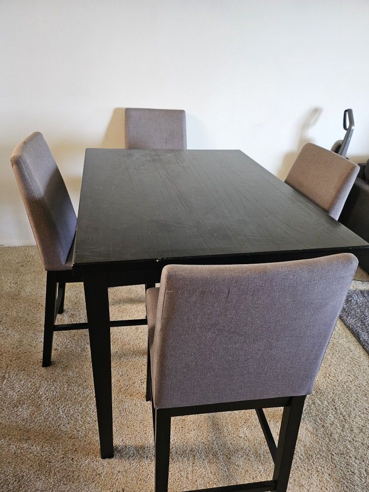 Tall Kitchen Table and Chairs
