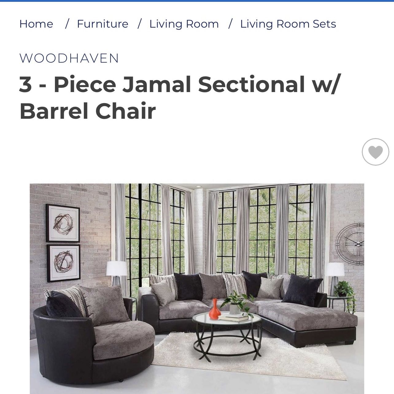 3 piece jamal chaise sofa discount