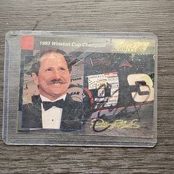 Dale Earnhardt Sr. Autographed card