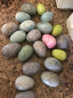 Huevos de mármol tamaño regular