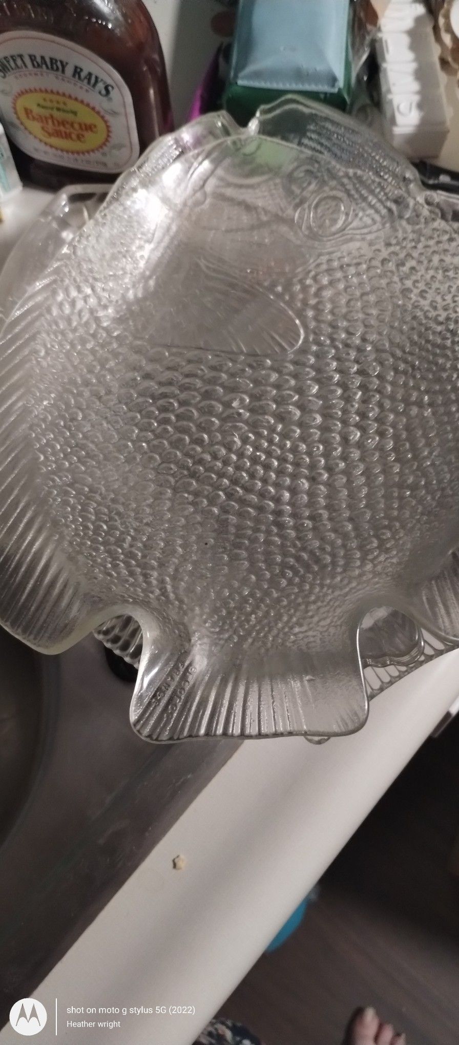 A Set Of Six Vintage Fish Serving Plates