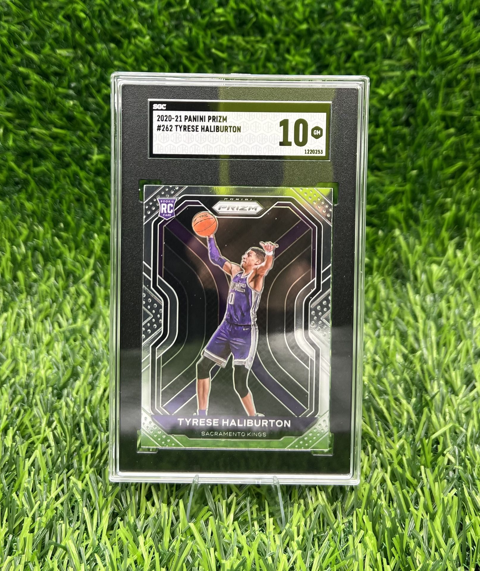 2020-21 Panini Prizm #262 Tyrese Haliburton RC PSA 10