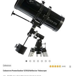 Powerseeker 127EQ reflector telescope
