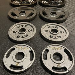 BRAND NEW Olympic  Weights Plates Set. Total weight 240#