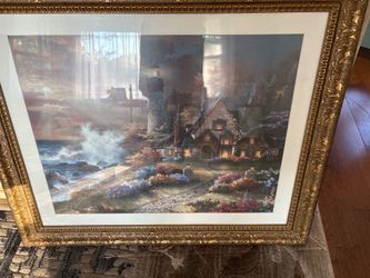 Thomas Kincaid replica framed