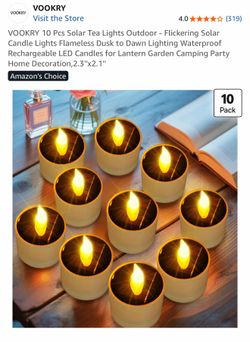 Event solar candles 10 per box