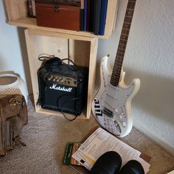 Amp And Guitar $100