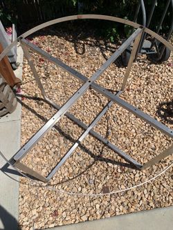 Stainless steel table frame
