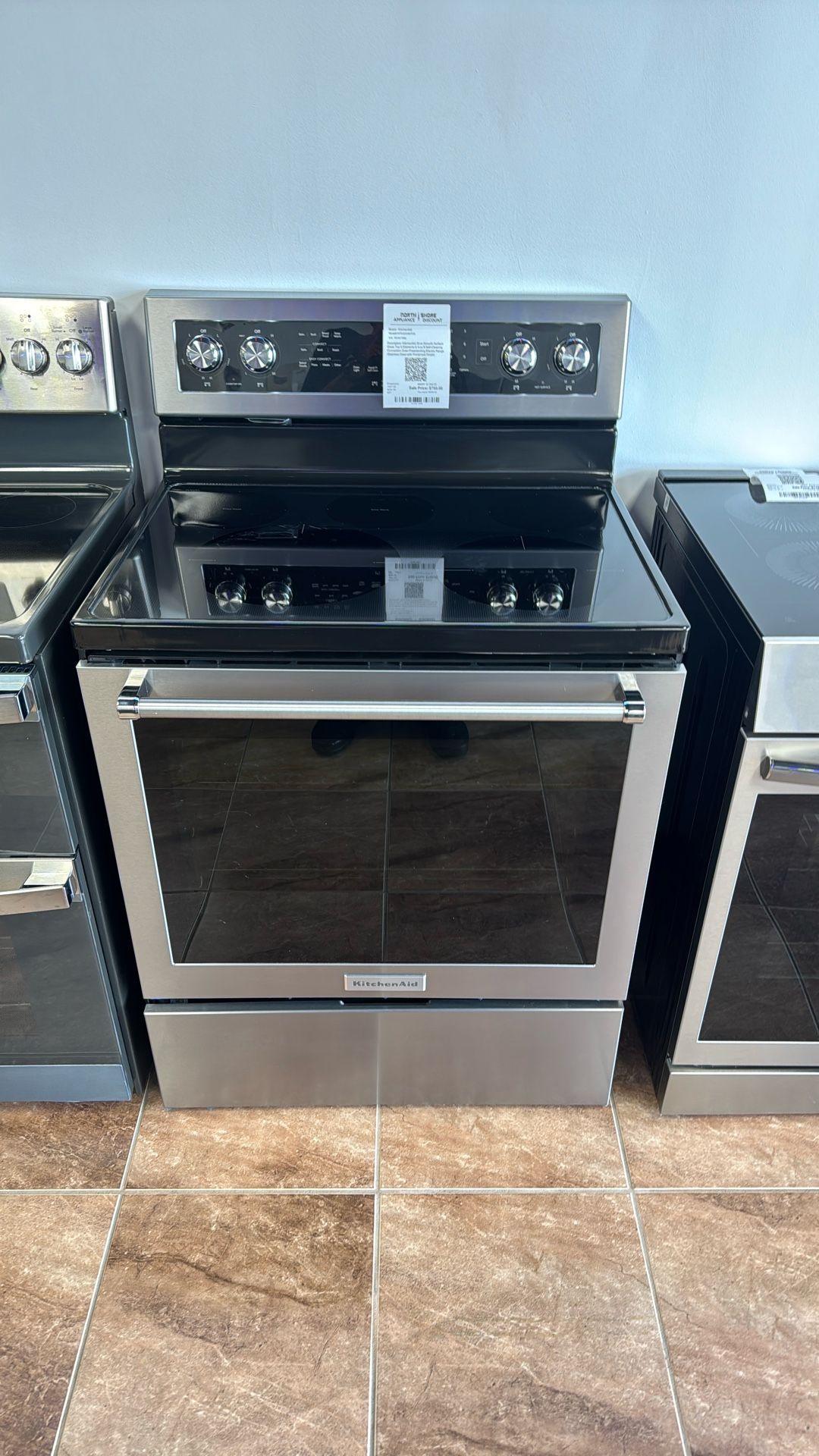 kitchen aid 30inch electric Stove