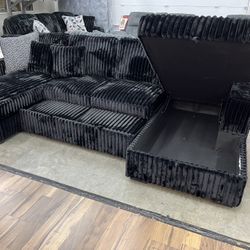 Double Chaise Sleeper Sectional 