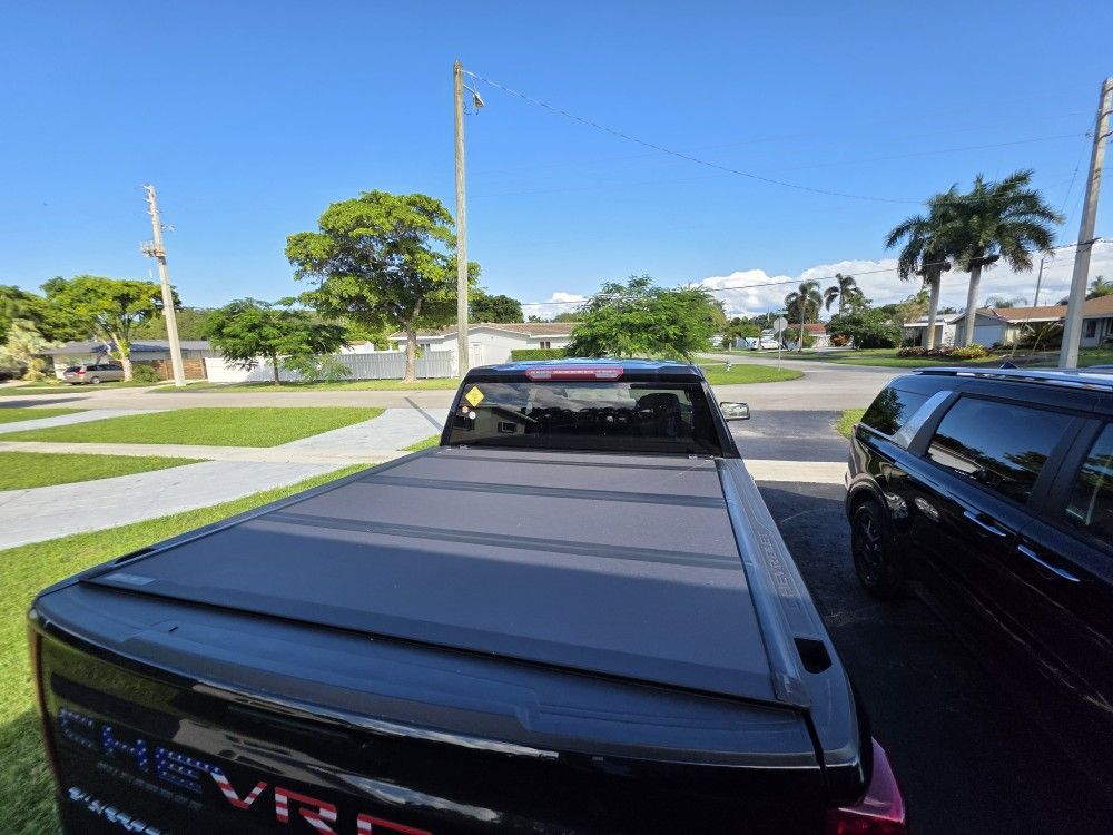 Backflip MX4 Hard Folding Toneau Cover Chevy Silverado1500/GMC Sierra 2019-2026 5'8" Bed