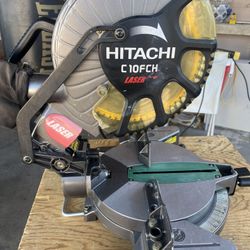 Hitachi c10fch Compound Mitev Saw WithTable 