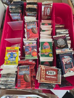 1989 upper deck set, sealed packs, graded, lots of sports cards