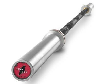 7 ft Olympic Crowbar Barbell - Supports up to 1500 lbs