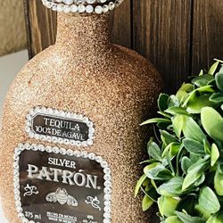 Glittered And Bedazzled Bottle (empty) See Description 