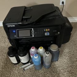 Epson EcoTank Pro ET-16650 Wireless Color Inkjet Printer, All-In-One Supertank, Print, Scan, Copy, Fax With Inks