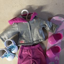 Our Generation 18” Doll Snowboarding Outfit 