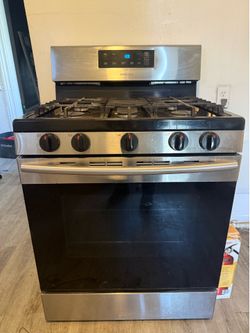 Stainless Steel Samsung 5 Burner Gas Stove