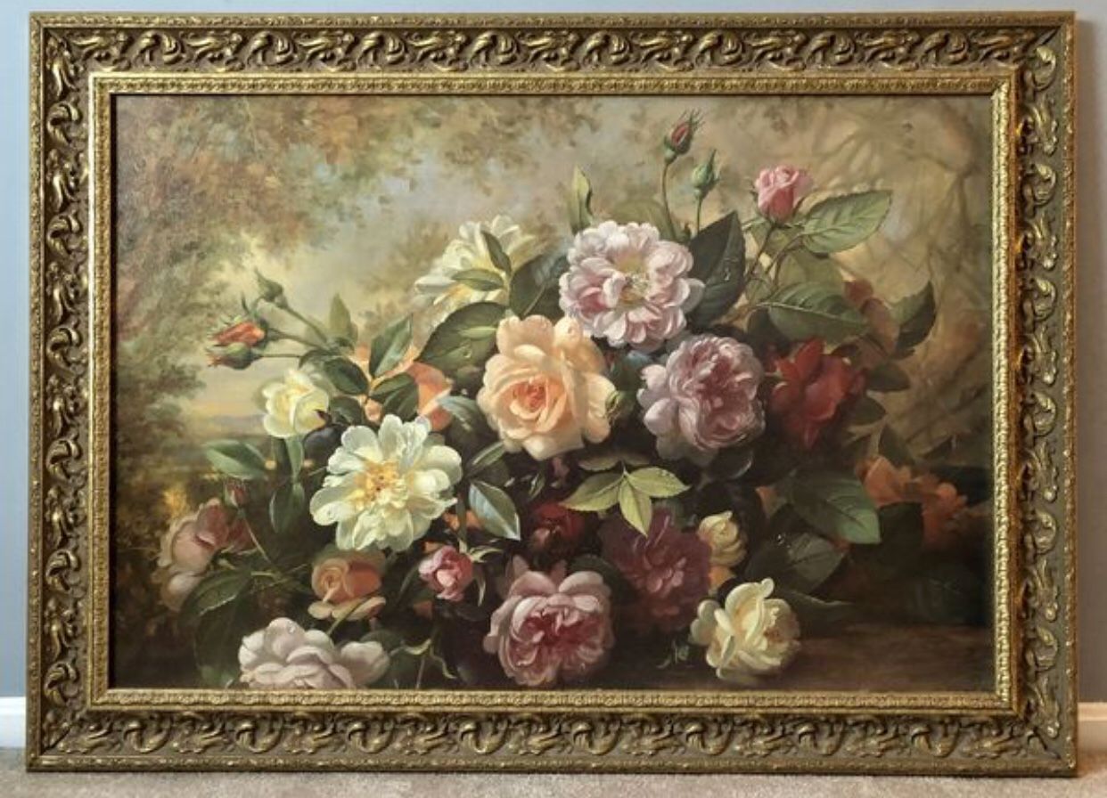 Kirkland’s Cedar Creek Collection Large Floral Print Wall Hanging Artwork