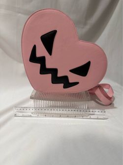 EM and SPROUT Pink Pumpkin Heart Bag.