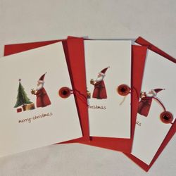 3 Christmas Cards The Gift Wrap Company, which is the oldest established gift wrap company in the United States The product is a set of 3 vintage Chri