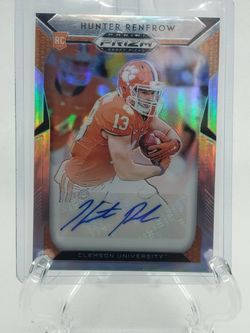 2019 Prizm Draft Picks Prizm Hunter Renfrow RC Autograph