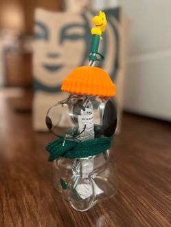 Starbucks x Peanuts Snoopy Glass Cold Cup