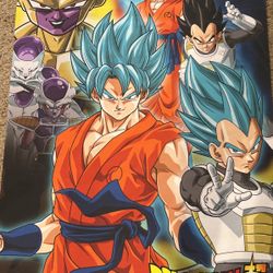 Dragonball Super Wall Art Scroll