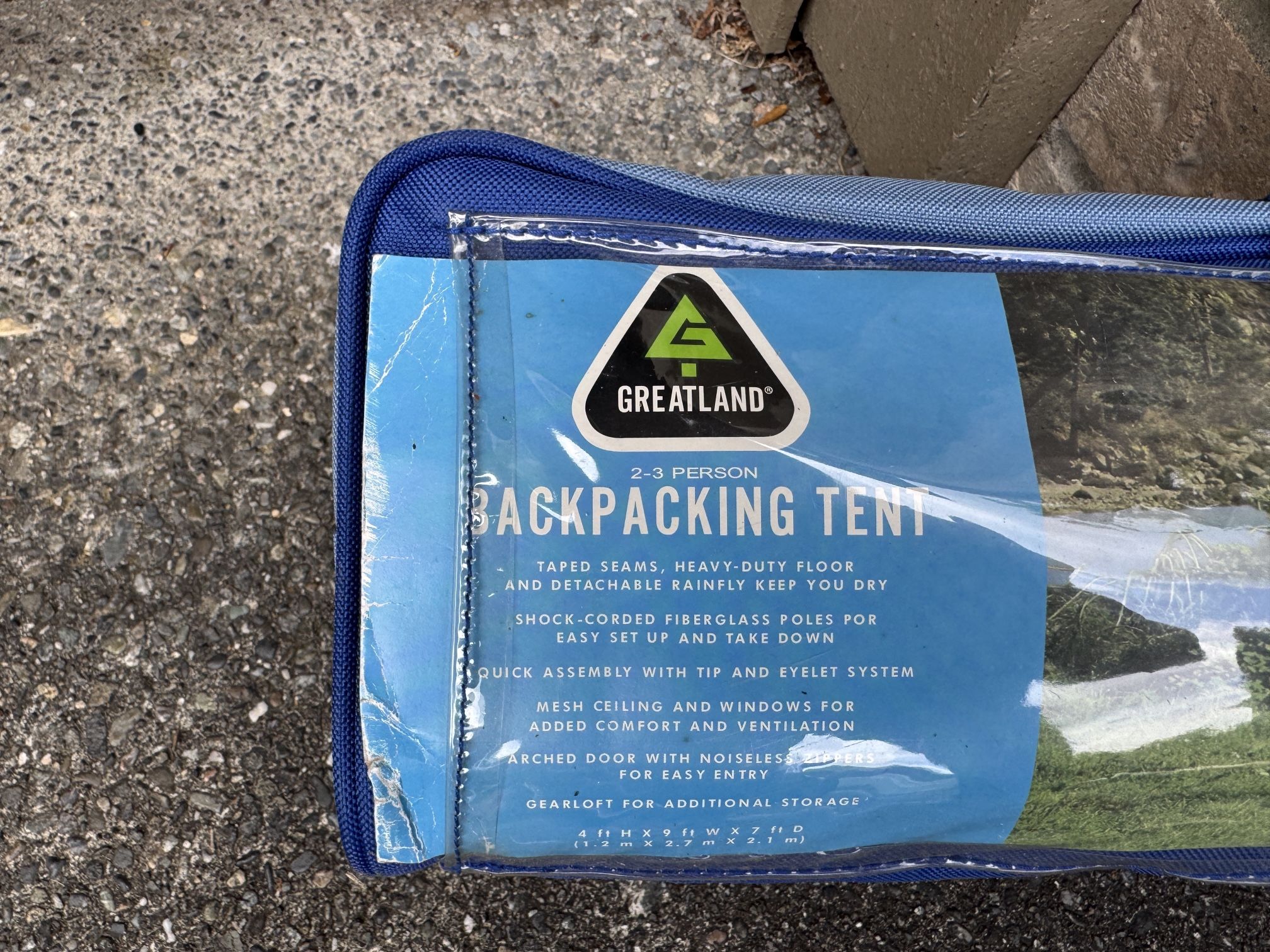 Greatland 2-3 Person Lightweight Backpacking Tent