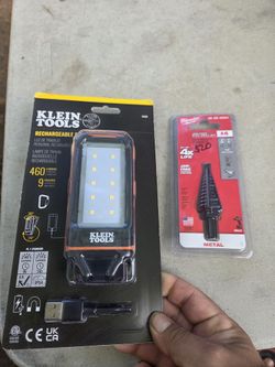 Lámpara Recargable Y Step Drill Bit Nuevo $50 No Negociable Firm On Price Pick Up Only Área Jersey Village 77O41 