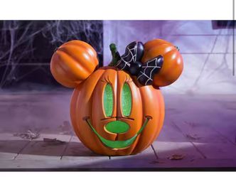 Mickey & Minnie 14” Musical Pumkins