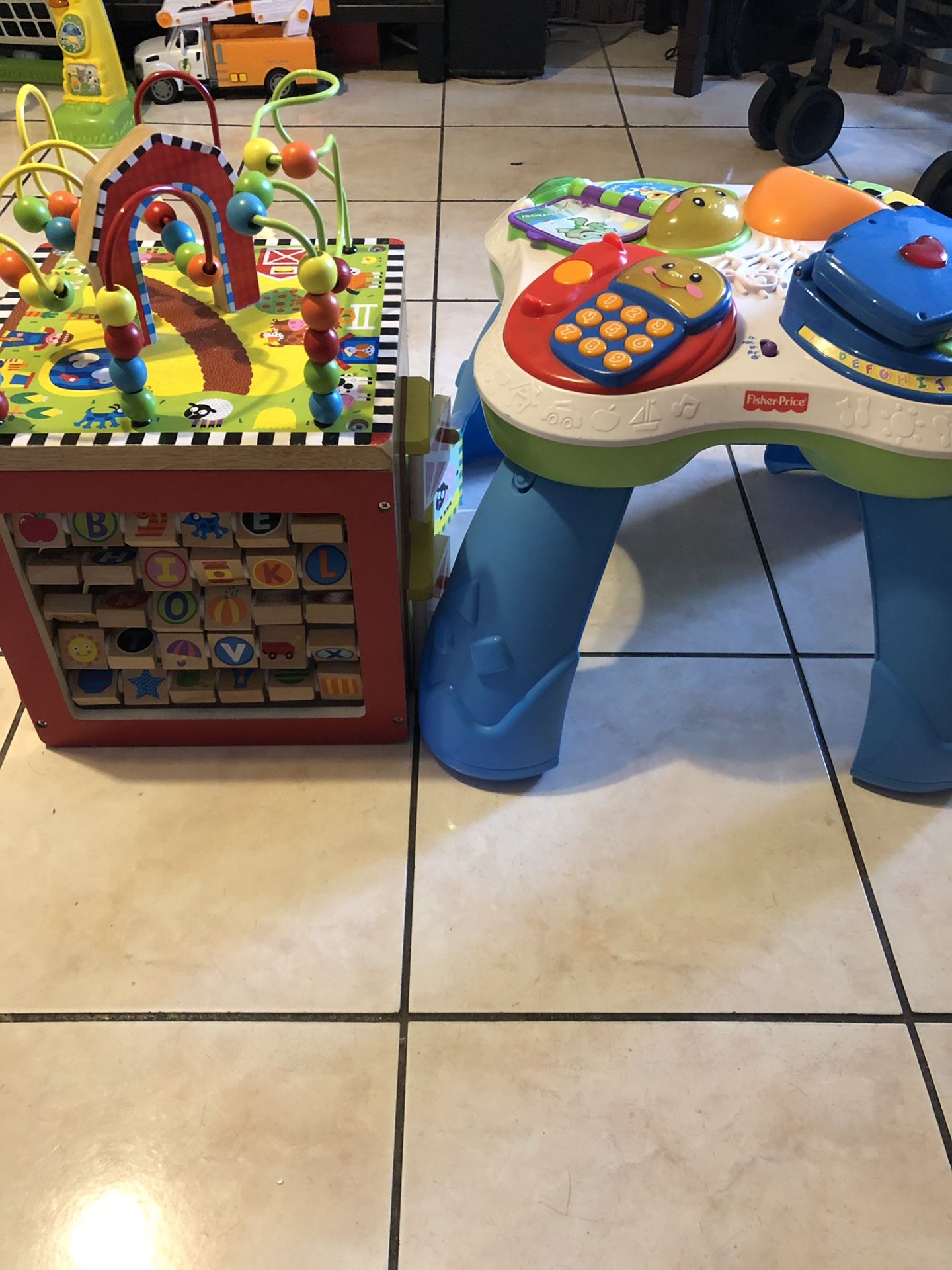 Activity cube and table (Kids toys)