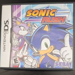 Sonic Rush - Nintendo DS CIB Authentic, Manual included 