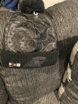 North Carolina Panthers All Black Beanie